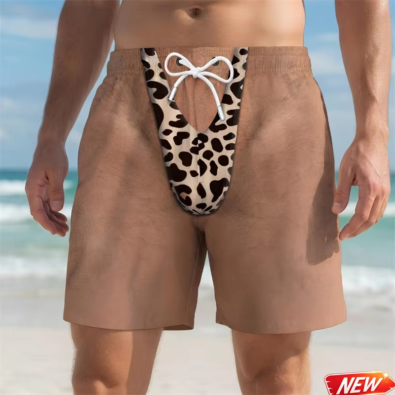 Lustige Badehose mit 3D-Leopar – Trunks Board Surf Bewertung und Preis